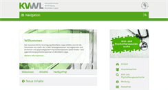 Desktop Screenshot of kvwl.de